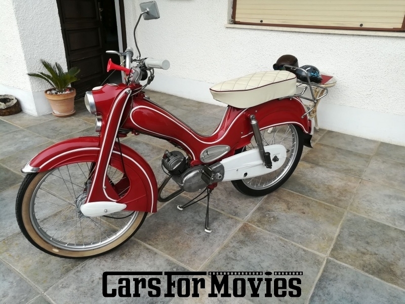 CarsForMovies | DKW Hummel 1960 Deutschland Rot Weiß Zwei- und Dreirad Motorroller außerhalb von Deutschland 3751 Oldtimer